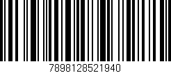 Código de barras (EAN, GTIN, SKU, ISBN): '7898128521940'
