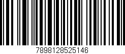 Código de barras (EAN, GTIN, SKU, ISBN): '7898128525146'