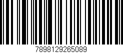 Código de barras (EAN, GTIN, SKU, ISBN): '7898129265089'