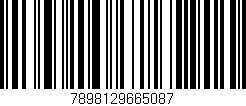 Código de barras (EAN, GTIN, SKU, ISBN): '7898129665087'
