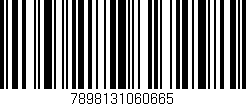 Código de barras (EAN, GTIN, SKU, ISBN): '7898131060665'