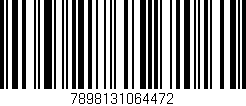 Código de barras (EAN, GTIN, SKU, ISBN): '7898131064472'