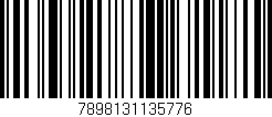 Código de barras (EAN, GTIN, SKU, ISBN): '7898131135776'