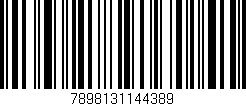 Código de barras (EAN, GTIN, SKU, ISBN): '7898131144389'