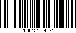 Código de barras (EAN, GTIN, SKU, ISBN): '7898131144471'