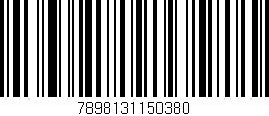 Código de barras (EAN, GTIN, SKU, ISBN): '7898131150380'