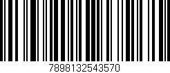 Código de barras (EAN, GTIN, SKU, ISBN): '7898132543570'