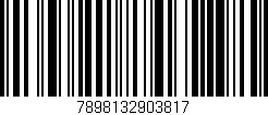Código de barras (EAN, GTIN, SKU, ISBN): '7898132903817'