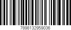 Código de barras (EAN, GTIN, SKU, ISBN): '7898132959036'