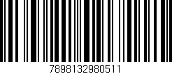 Código de barras (EAN, GTIN, SKU, ISBN): '7898132980511'