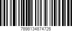 Código de barras (EAN, GTIN, SKU, ISBN): '7898134874726'