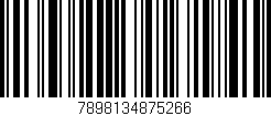 Código de barras (EAN, GTIN, SKU, ISBN): '7898134875266'