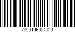 Código de barras (EAN, GTIN, SKU, ISBN): '7898136324038'
