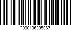 Código de barras (EAN, GTIN, SKU, ISBN): '7898136885867'