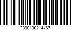 Código de barras (EAN, GTIN, SKU, ISBN): '7898138214467'