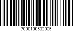 Código de barras (EAN, GTIN, SKU, ISBN): '7898138532936'