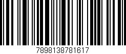 Código de barras (EAN, GTIN, SKU, ISBN): '7898138781617'