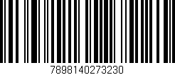 Código de barras (EAN, GTIN, SKU, ISBN): '7898140273230'