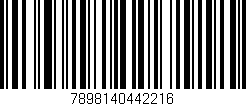 Código de barras (EAN, GTIN, SKU, ISBN): '7898140442216'