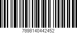 Código de barras (EAN, GTIN, SKU, ISBN): '7898140442452'