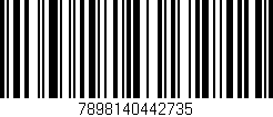 Código de barras (EAN, GTIN, SKU, ISBN): '7898140442735'