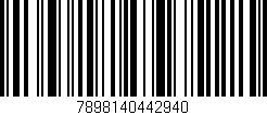 Código de barras (EAN, GTIN, SKU, ISBN): '7898140442940'