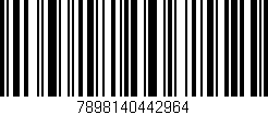 Código de barras (EAN, GTIN, SKU, ISBN): '7898140442964'
