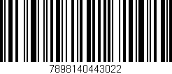Código de barras (EAN, GTIN, SKU, ISBN): '7898140443022'