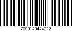 Código de barras (EAN, GTIN, SKU, ISBN): '7898140444272'