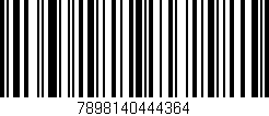 Código de barras (EAN, GTIN, SKU, ISBN): '7898140444364'