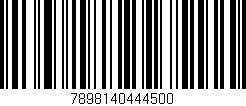 Código de barras (EAN, GTIN, SKU, ISBN): '7898140444500'