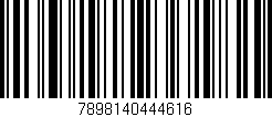 Código de barras (EAN, GTIN, SKU, ISBN): '7898140444616'