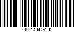 Código de barras (EAN, GTIN, SKU, ISBN): '7898140445293'