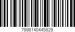 Código de barras (EAN, GTIN, SKU, ISBN): '7898140445828'