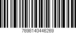 Código de barras (EAN, GTIN, SKU, ISBN): '7898140446269'