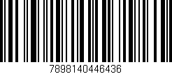 Código de barras (EAN, GTIN, SKU, ISBN): '7898140446436'