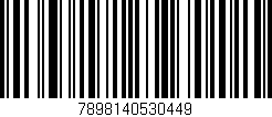 Código de barras (EAN, GTIN, SKU, ISBN): '7898140530449'