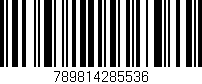 Código de barras (EAN, GTIN, SKU, ISBN): '789814285536'