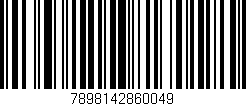 Código de barras (EAN, GTIN, SKU, ISBN): '7898142860049'