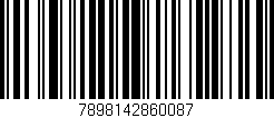 Código de barras (EAN, GTIN, SKU, ISBN): '7898142860087'