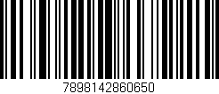 Código de barras (EAN, GTIN, SKU, ISBN): '7898142860650'