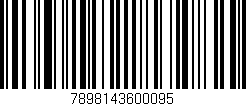 Código de barras (EAN, GTIN, SKU, ISBN): '7898143600095'