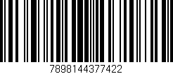 Código de barras (EAN, GTIN, SKU, ISBN): '7898144377422'