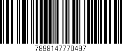 Código de barras (EAN, GTIN, SKU, ISBN): '7898147770497'