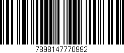Código de barras (EAN, GTIN, SKU, ISBN): '7898147770992'