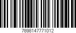 Código de barras (EAN, GTIN, SKU, ISBN): '7898147771012'