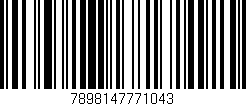 Código de barras (EAN, GTIN, SKU, ISBN): '7898147771043'