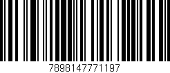 Código de barras (EAN, GTIN, SKU, ISBN): '7898147771197'