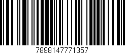 Código de barras (EAN, GTIN, SKU, ISBN): '7898147771357'