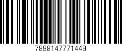 Código de barras (EAN, GTIN, SKU, ISBN): '7898147771449'